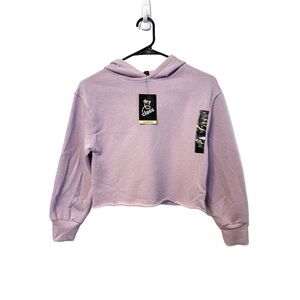 Cropped Hoodie Purple Lavender Medium NWT